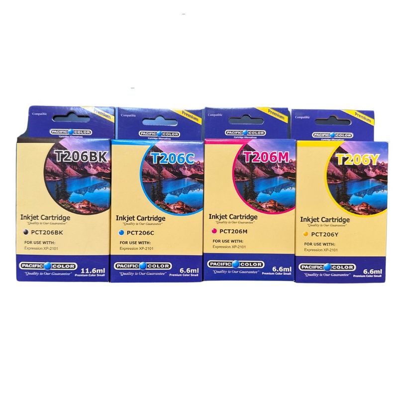 GENERICO - Pack Tintas Compatible para T206  X-2101 N/M/C/Y