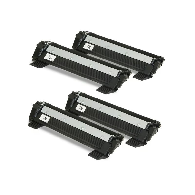 GENERICO - Pack 4 Toner Compatible para TN-1060 Hl-1202/Hl-1212/1602