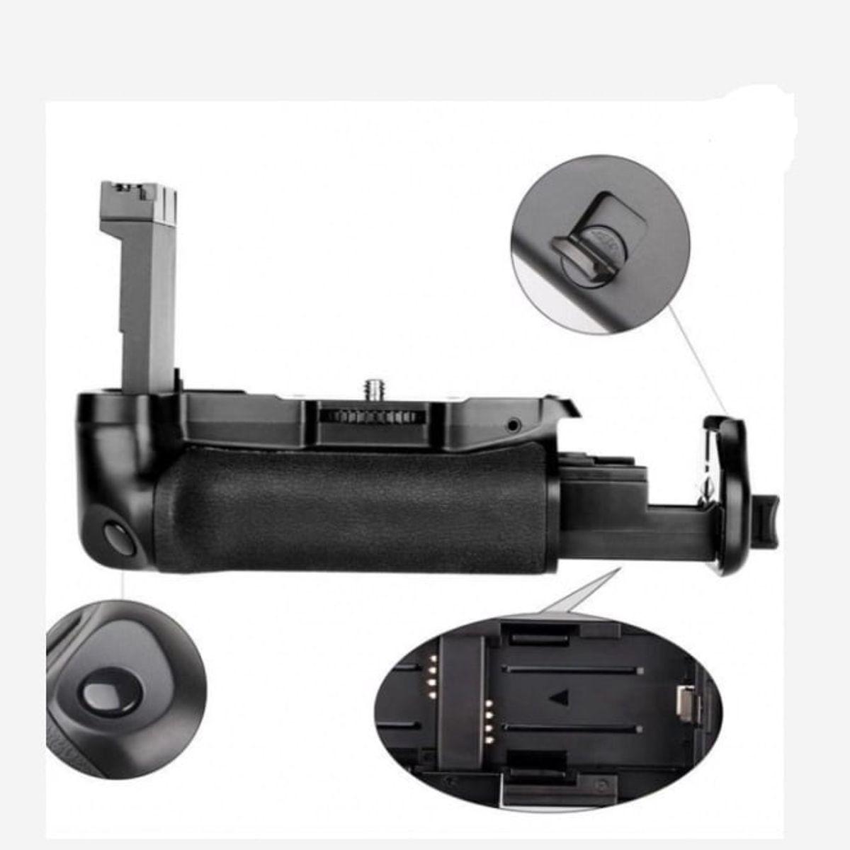 GENERICO - BATTERY GRIP CANON T7I 77D 800D ALTERNATIVO + BATERÍA + CONTROL REMOTO
