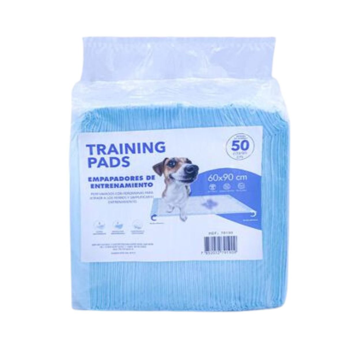 GENERICO - 50 Pañales Sabanillas Mascotas 60x90 Adhesivo Por 4 Bordes