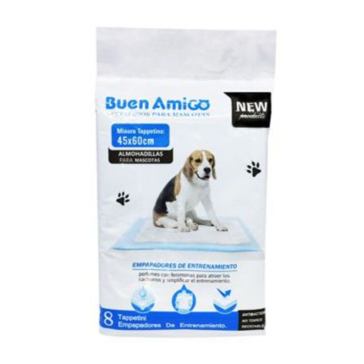 GENERICO - Sabanillas Entrenamiento para Perros 8 Unidades 45x60 Cms