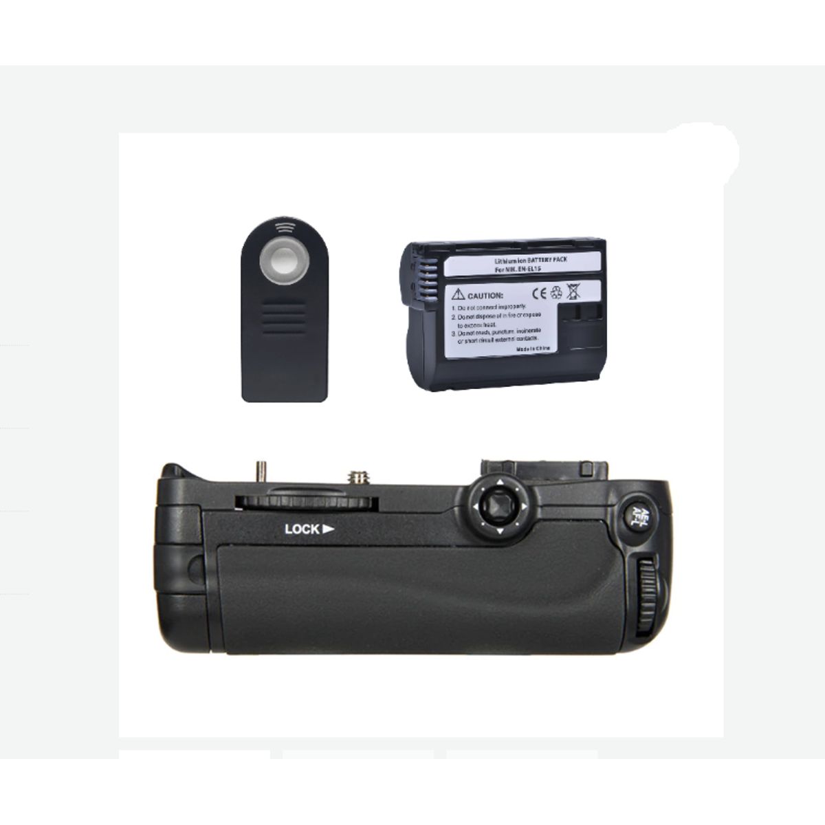 GENERICO - BATTERY GRIP MB-D11 NIKON D7000 ALTERNATIVO + BATERÍA + CONTROL REMOTO