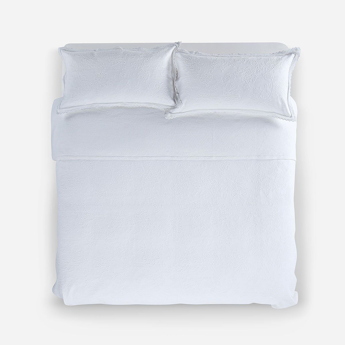 ROSEN - Colcha Algodón Denver Blanco 2 Plazas