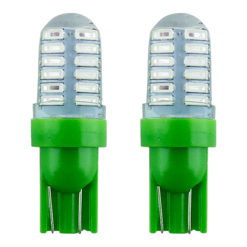 DEZZER - Luz Verde X 24 LED 3014 Cola De Pescado 12 Volt