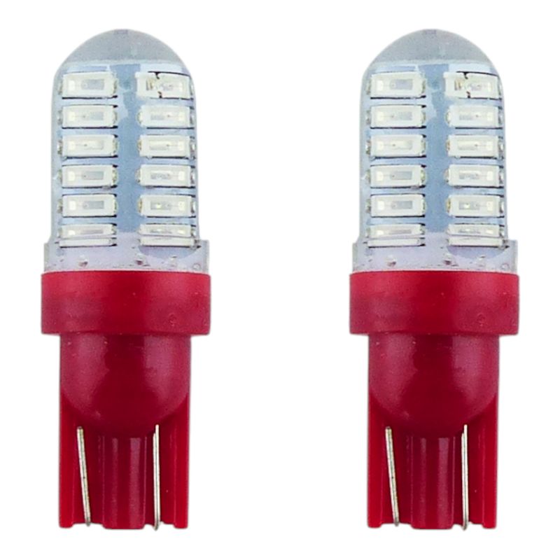 DEZZER - Luz Rojo X 24 LED 3014 Cola De Pescado 12 Volt
