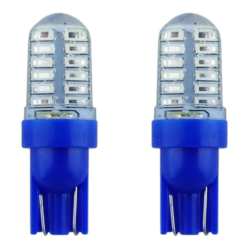DEZZER - x2 Luz Azul X 24 LED 3014 Cola De Pescado 12 Volt
