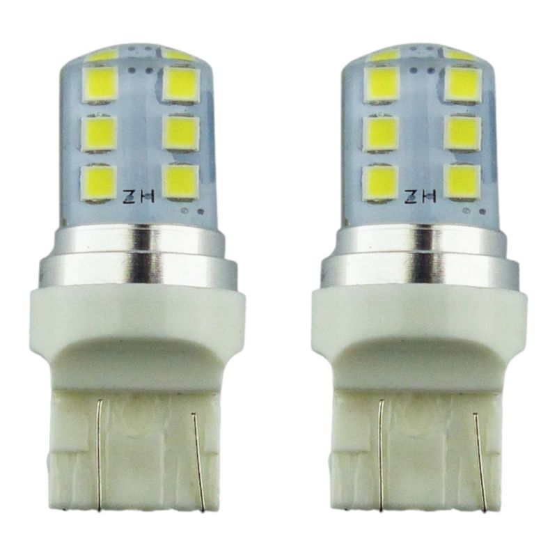 DEZZER - LED T-25 Cola De Pescado Con 12 LED A 12 Volt Color Blanco