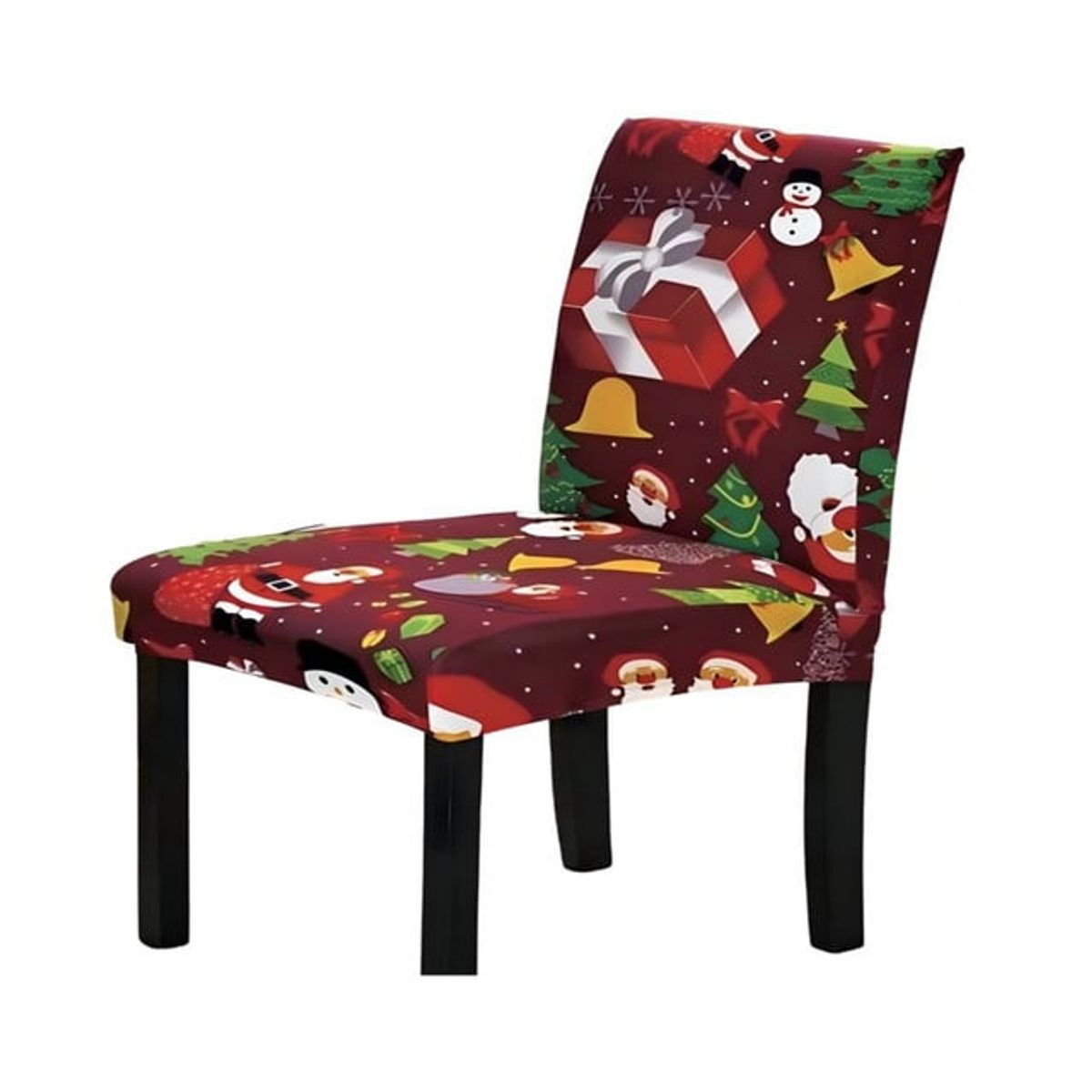 GENERICO - JUEGO DE 6 FUNDA DE SILLAS  DE NAVIDAD