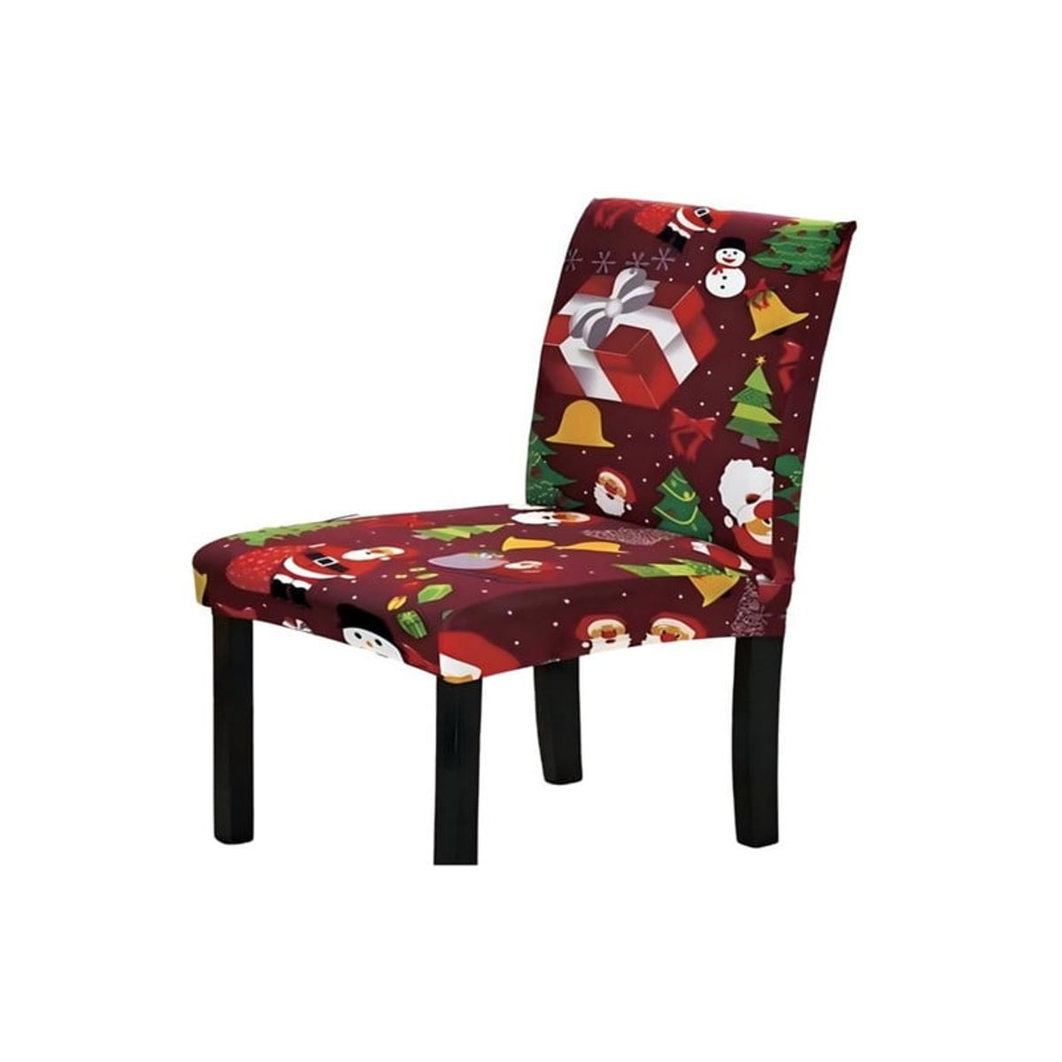 GENERICO - JUEGO DE 6 FUNDA DE SILLAS  DE NAVIDAD