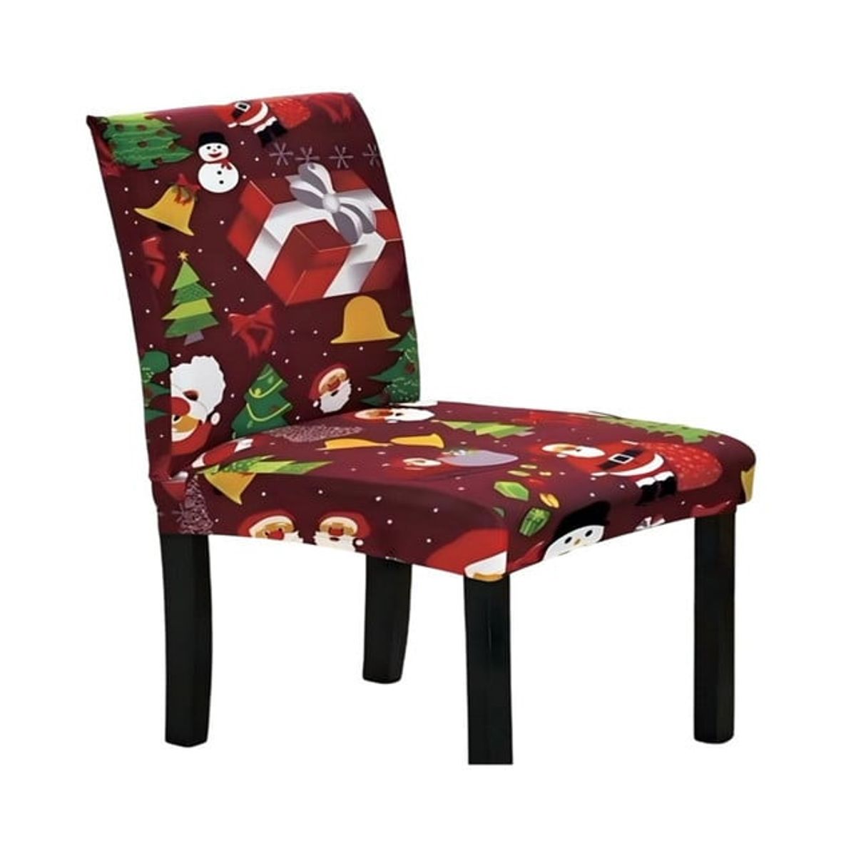 GENERICO - JUEGO DE 6 FUNDA DE SILLAS  DE NAVIDAD