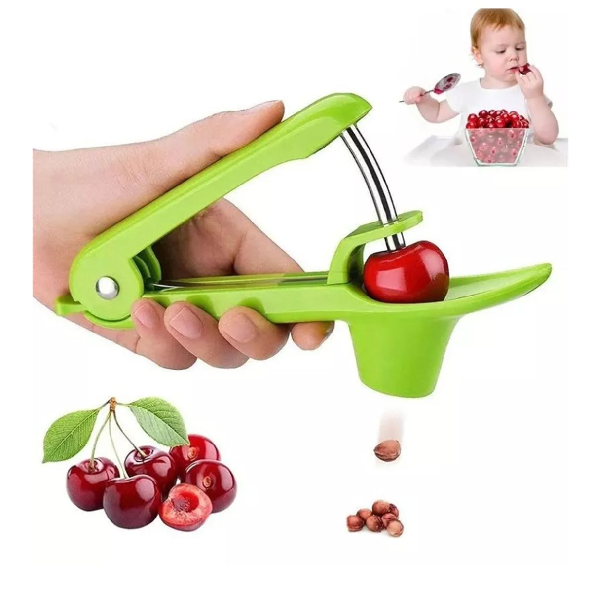 GENERICO - Deshuesador De Cerezas Y Aceitunas Separador