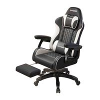 Silla Gamer Ergonomica Reclinable Reposapies Negra