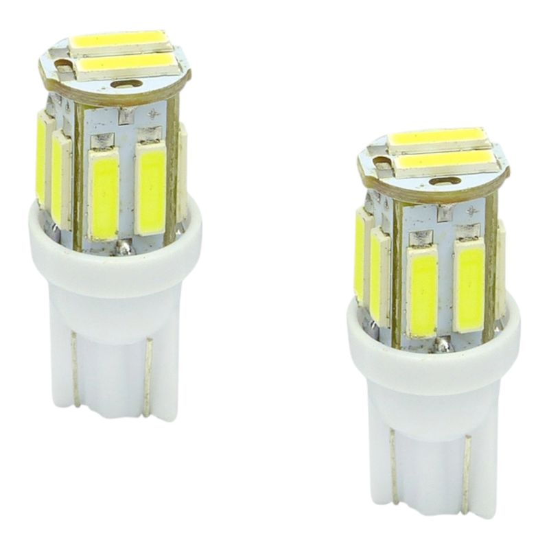 DEZZER - X2 Luces De 10 LED 7020 24Volt Cola De Pescado Luz Blanca