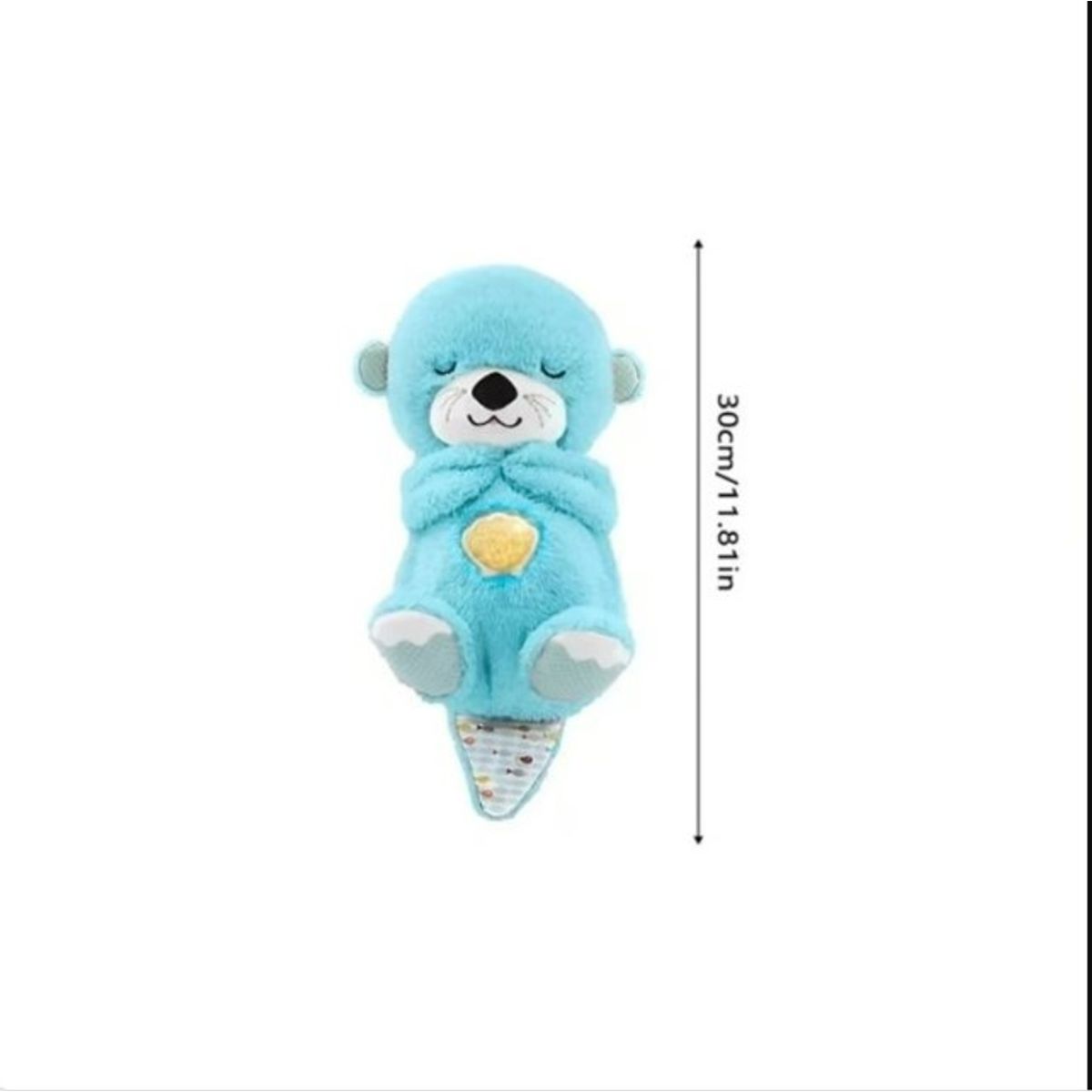 GENERICO - Nutria Relajante Compañera De Respiración Juguete Celeste