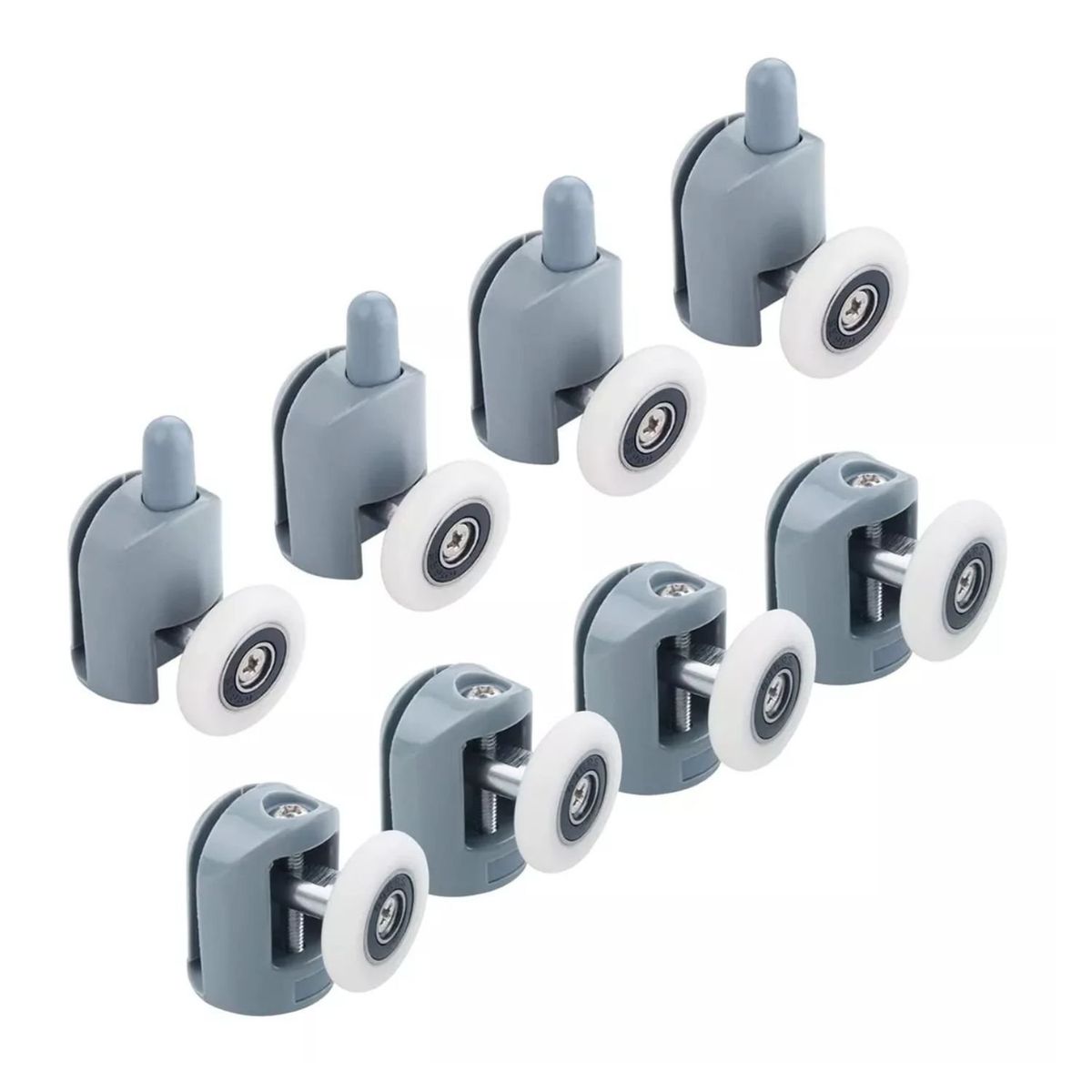 GENERICO - Rodillo De Puerta Corredera 8 Piezas Accesorios De Ducha