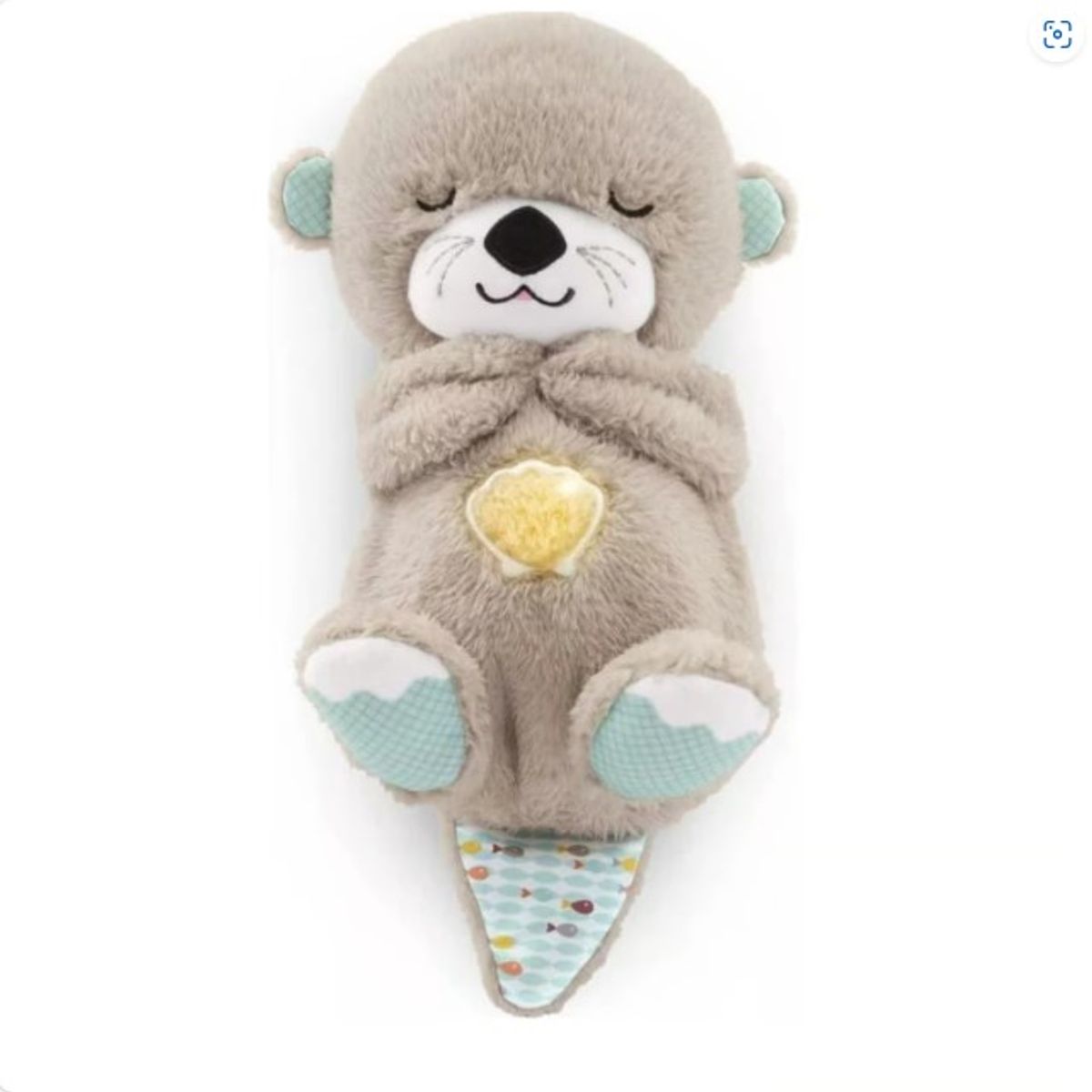 GENERICO - Peluche Nutria Respiración Relajante Musical niños gris