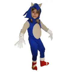 TODODISFRACESCHILE - Disfraz Sonic con Guantes Talla - 6
