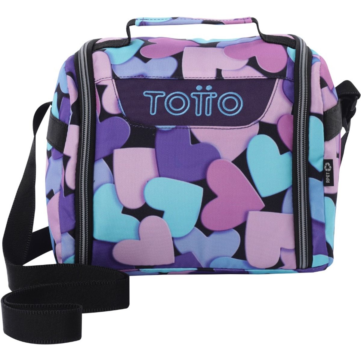 TOTTO - Lonchera Térmica Grande Totto Resaltador RPET para Niña