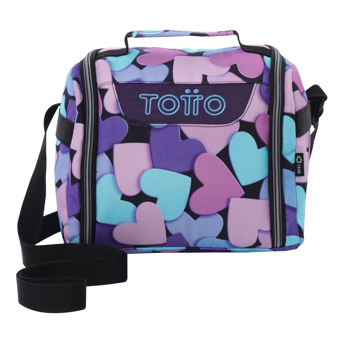 TOTTO - Lonchera Térmica Grande Totto Resaltador RPET para Niña