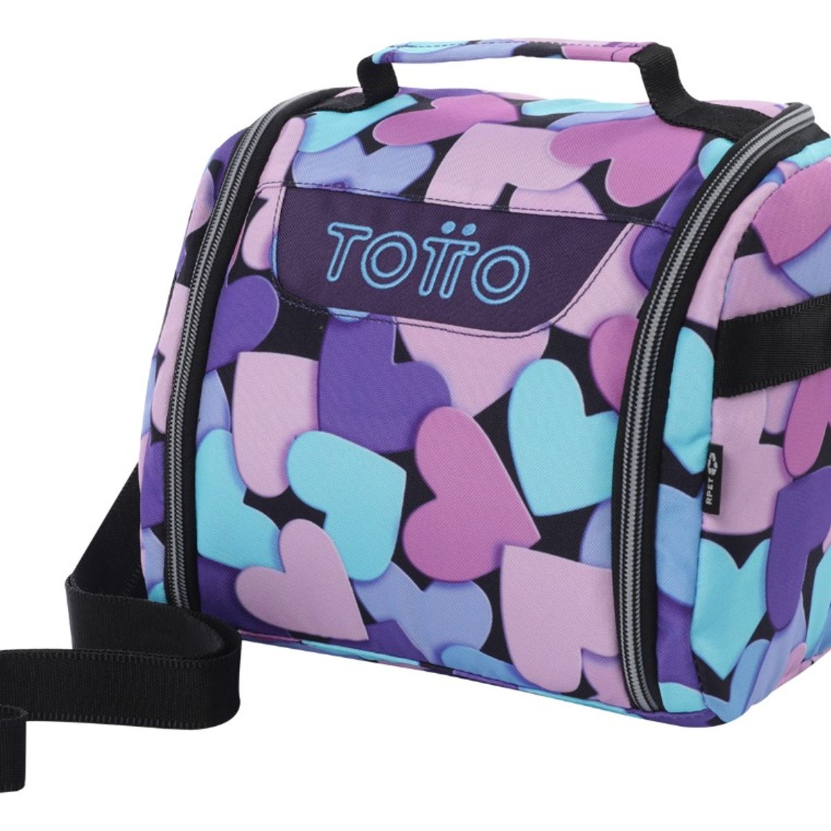 TOTTO - Lonchera Térmica Grande Totto Resaltador RPET para Niña