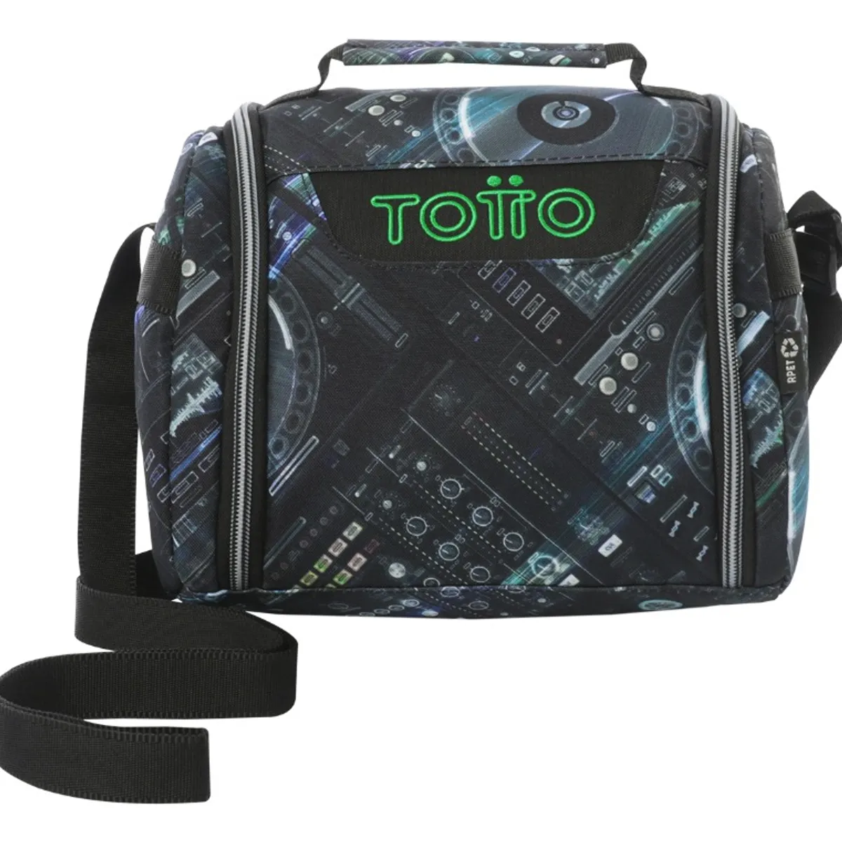 TOTTO - Lonchera Térmica Grande Totto Resaltador RPET para Niño