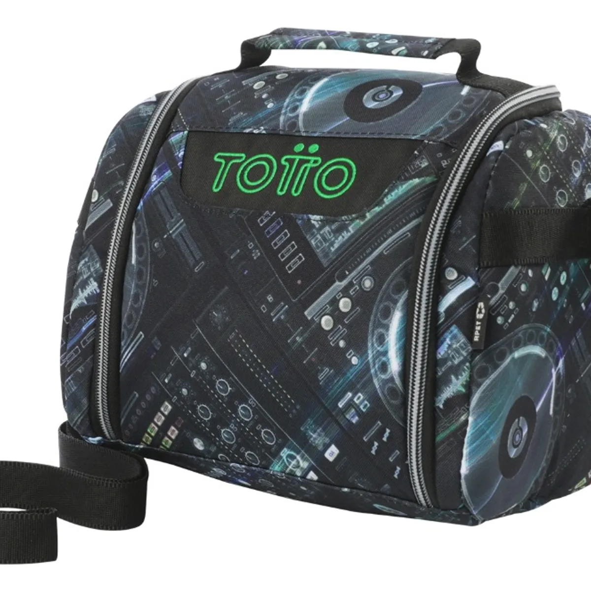 TOTTO - Lonchera Térmica Grande Totto Resaltador RPET para Niño