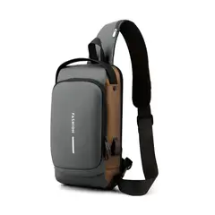 GENERICO - Bolso Banano Hombre Bandolero Viajero Banano Con Clave Usb
