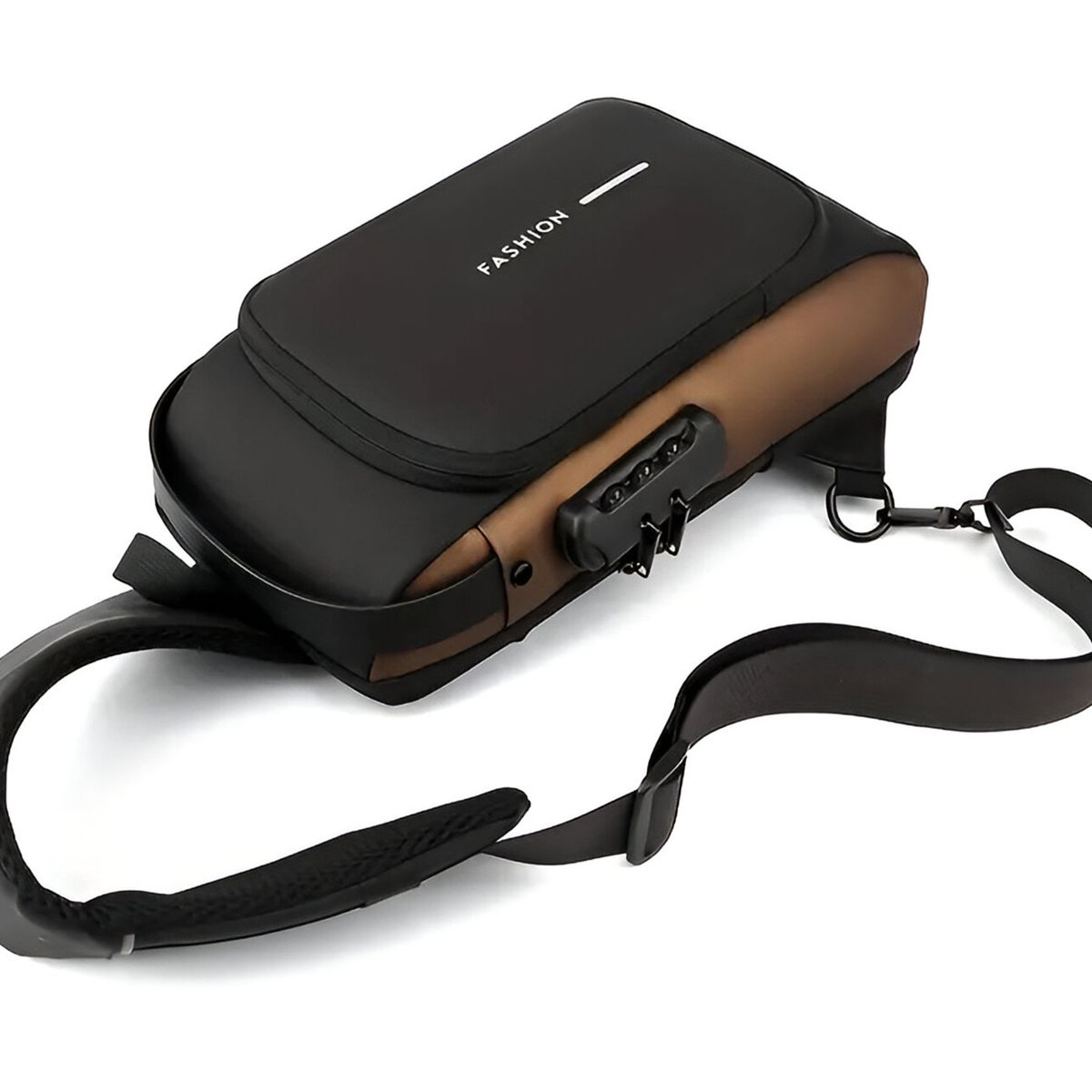 GENERICO - Bolso Banano Hombre Bandolero Viajero Banano Con Clave Usb