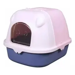 GENERICO - Arenero Para Gatos Cerrado Grandes Baño De Mascotas Xl Azul