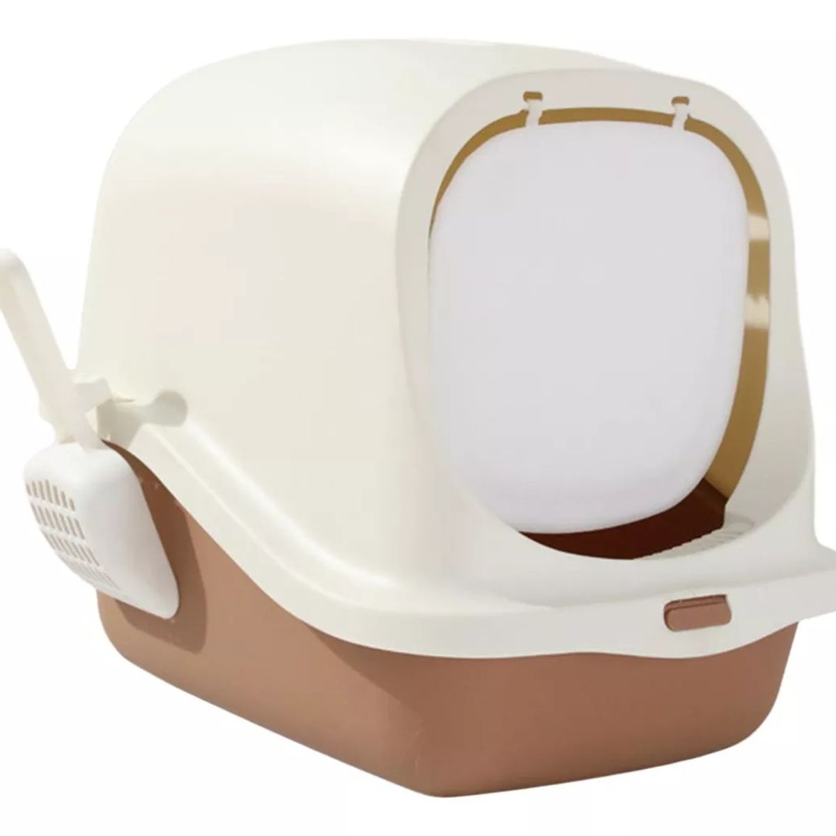 GENERICO - Bandeja De Arena Para Gatos Cerrada Grande Con Pala