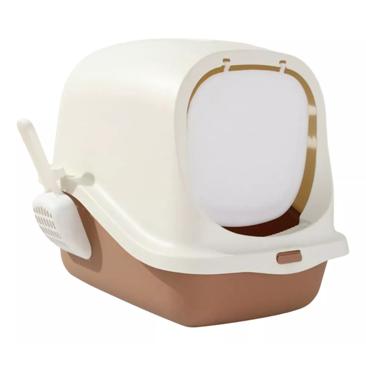 GENERICO - Bandeja De Arena Para Gatos Cerrada Grande Con Pala