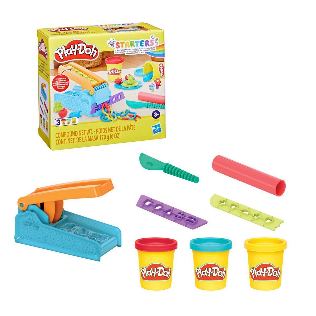 PLAY DOH - Masas didácticas Play Doh Fábrica de Diversión 3 botes