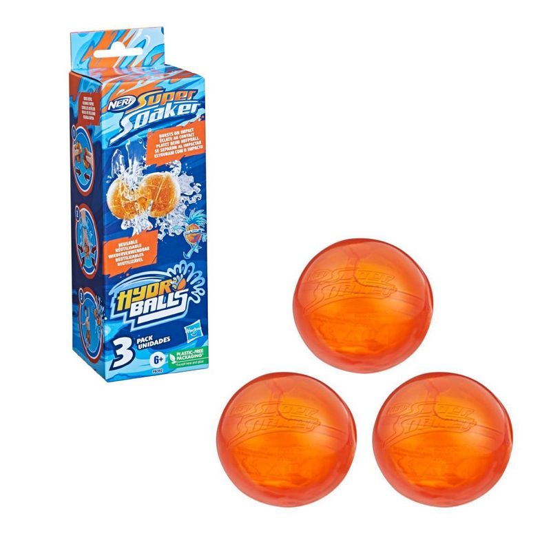 SUPER SOAKER - LANZADOR DE AGUA SUPER SOAKER PACK 3 HYDRO BALLS