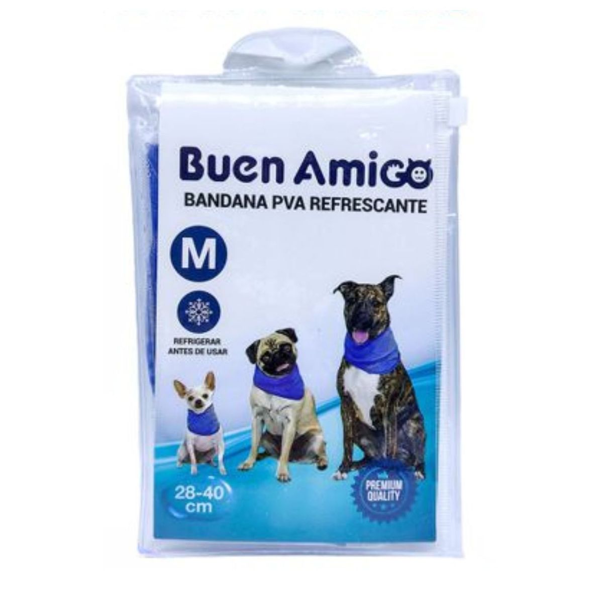 GENERICO - Collar Bandana Refrescante Para Perros Talla M 28-40cms
