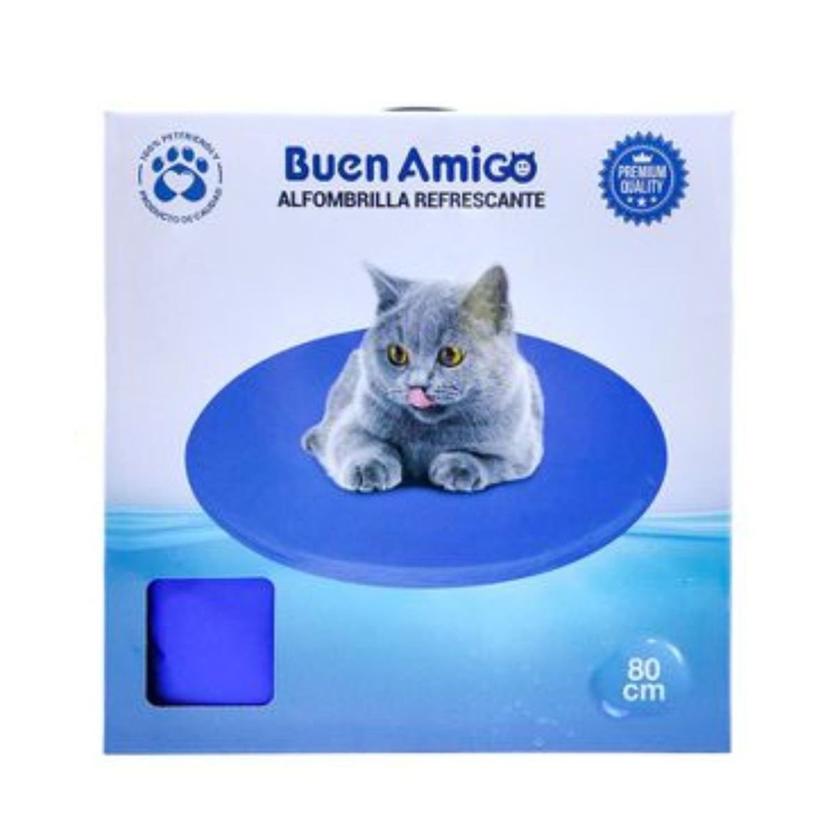 GENERICO - Manta Con Gel Refrescante Para Mascotas Gatos 80 Cm Verano