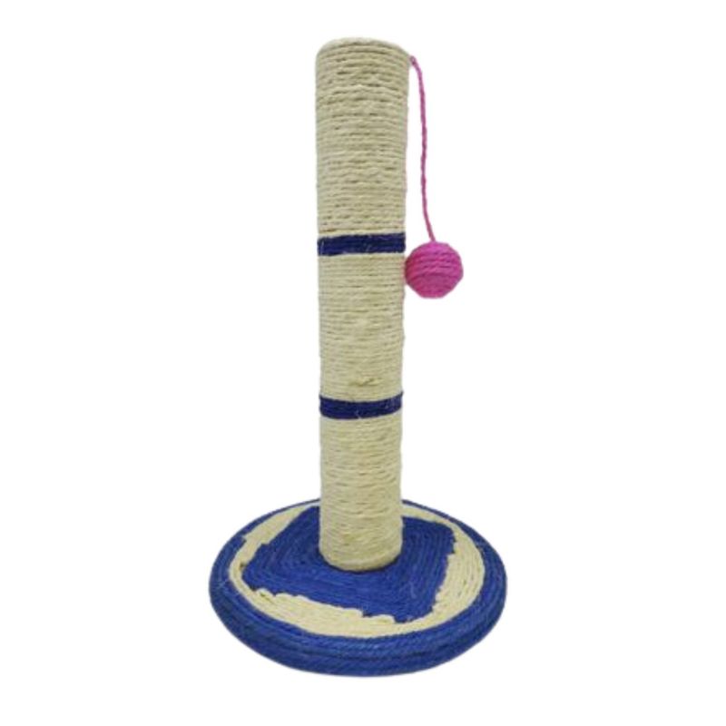 GENERICO - Rascador Vertical Para Gatos Con Base Redonda Bola Colgante