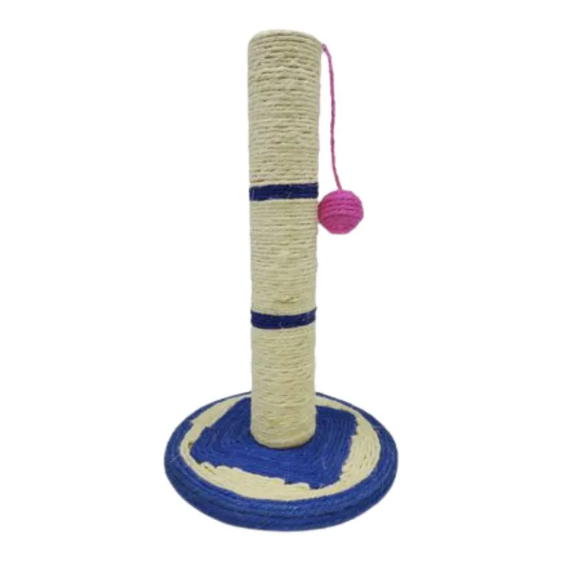 GENERICO - Rascador Vertical Para Gatos Con Base Redonda Bola Colgante