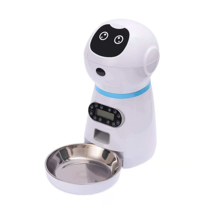 GENERICO - Robot Dispensador De Comida Para Mascotas Voz Temporizador