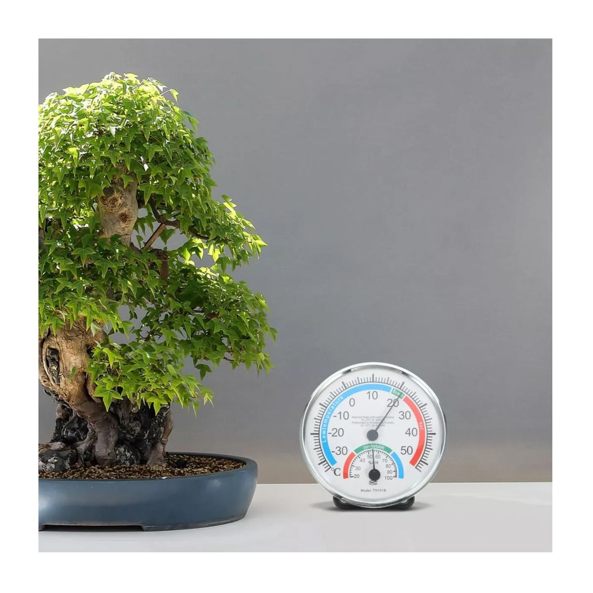 GENERICO - Termometro Higometro Analogo de 5 Pulgadas Multiuso Portatil