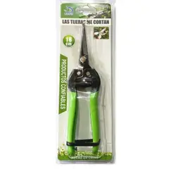 GENERICO - Tijera De Jardin 18 Cm Con Punta Delgada Corte De Precision