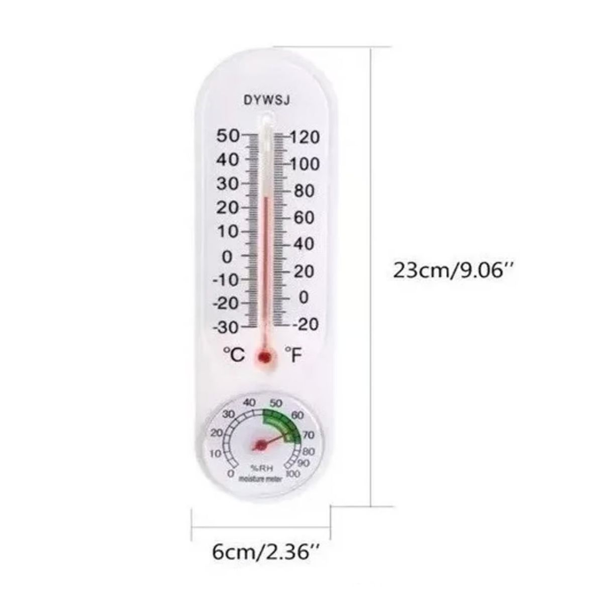 Termometro Ambiental Higrometro para Pared Temperatura Humedad, marca GENERICO - Foto 2