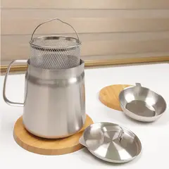 GENERICO - Olla Freidora Acero Inoxidable 2L