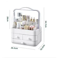 GENERICO - Caja Grande Para Guardar Cosméticos A Prueba De Polvo