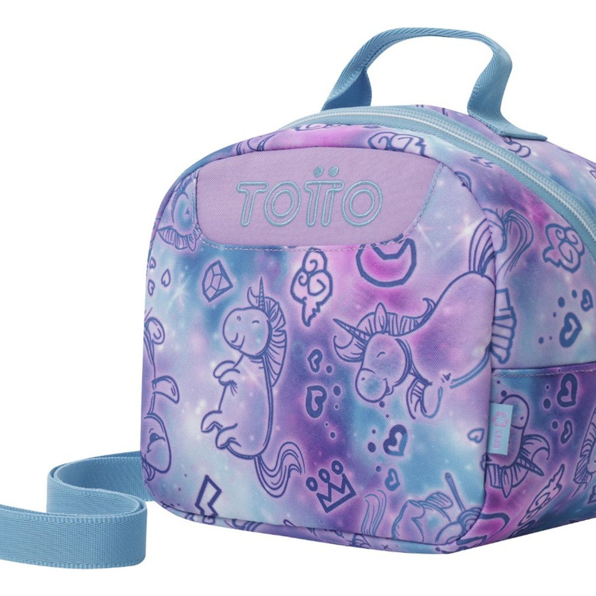 TOTTO - Lonchera M Térmica Impermeable Totto RPET Borrador Niña