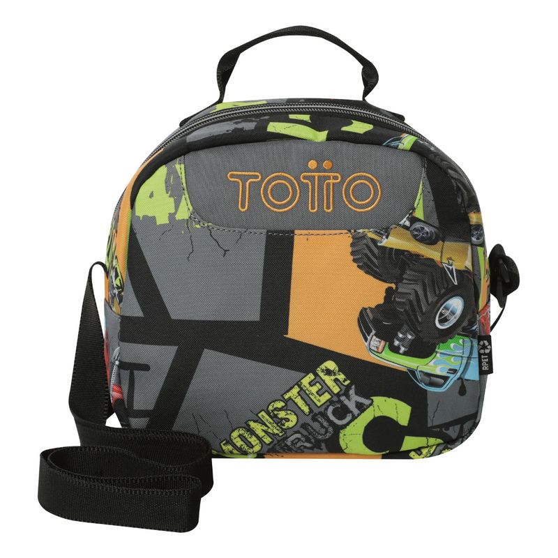 TOTTO - Lonchera M Térmica Impermeable Totto RPET Borrador Niño