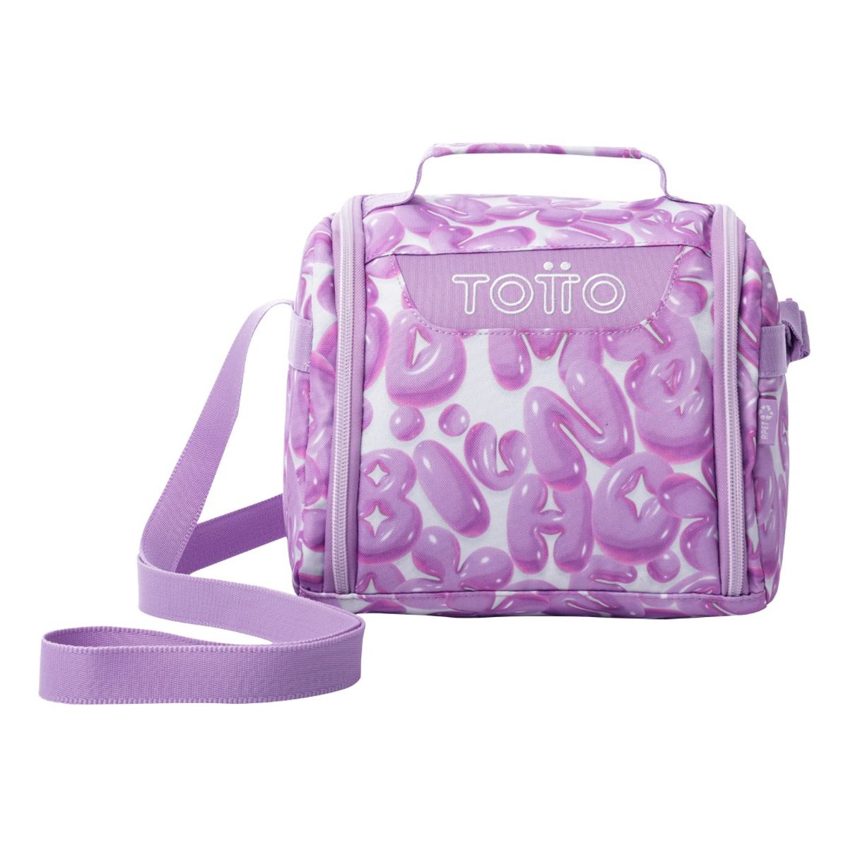TOTTO - Lonchera Térmica Grande Totto Resaltador RPET para Niña