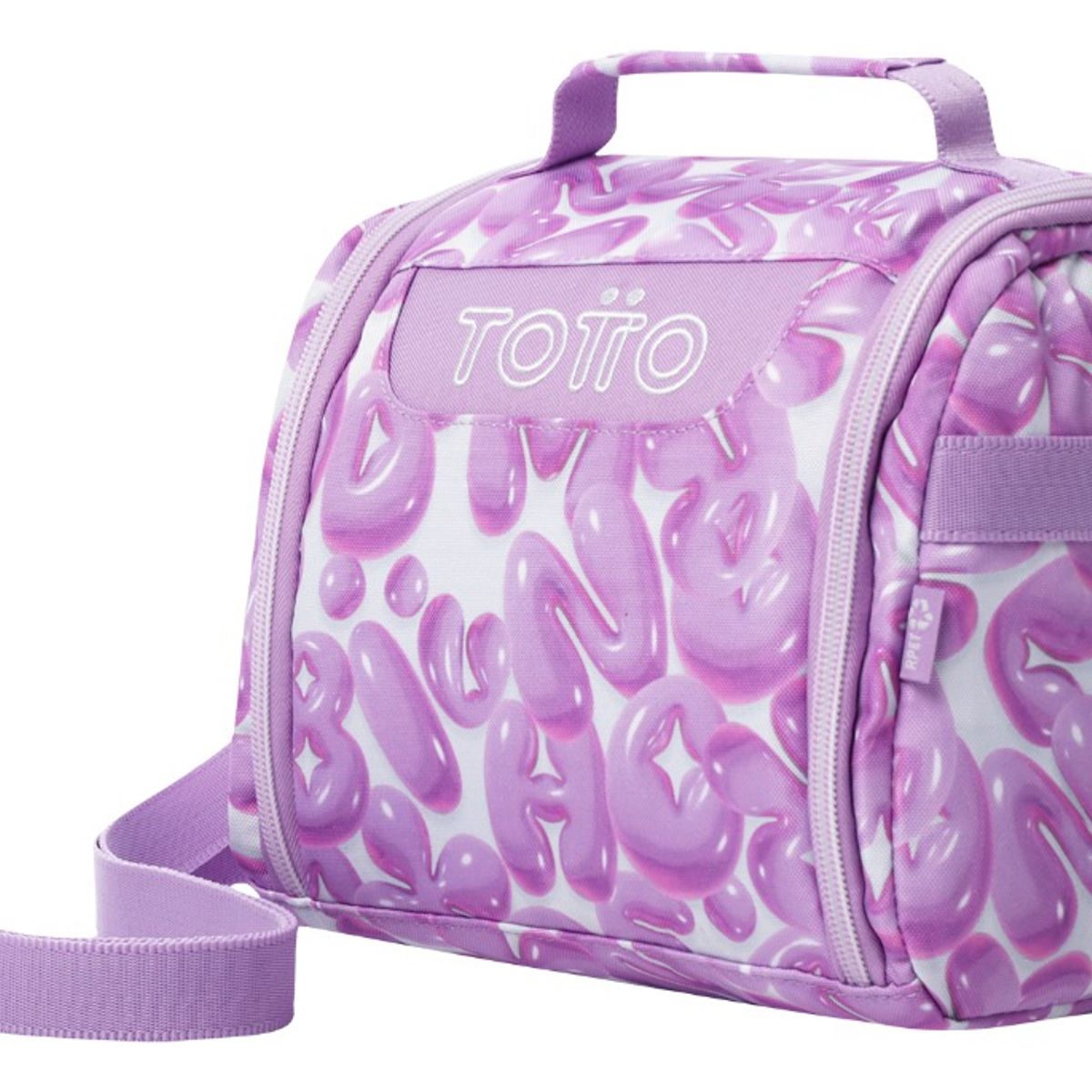 TOTTO - Lonchera Térmica Grande Totto Resaltador RPET para Niña
