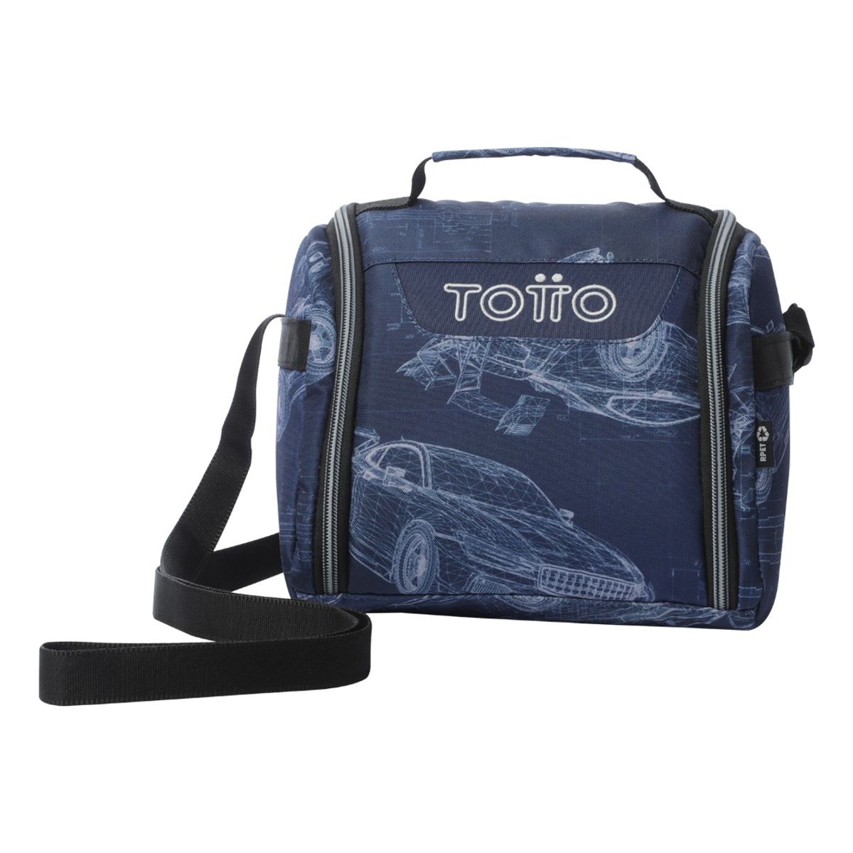 TOTTO - Lonchera Térmica Grande Totto Resaltador RPET para Niño