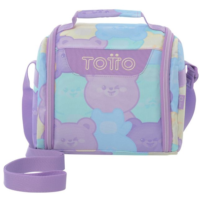 TOTTO - Lonchera Térmica Grande Totto Resaltador RPET para Niña