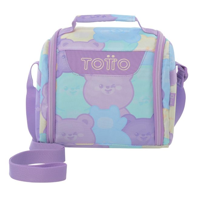 TOTTO - Lonchera Térmica Grande Totto Resaltador RPET para Niña
